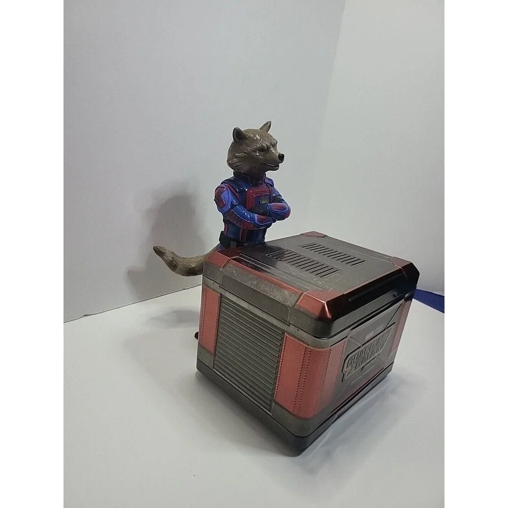 Rocket Raccoon AMC Guardians of the Galaxy Vol 3 Popcorn Tin Bucket + Figure 11" - Picture 3 of 8